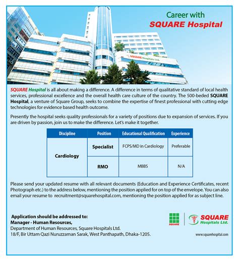 Square Hospitals Ltd – AT SQUARE WE CARE